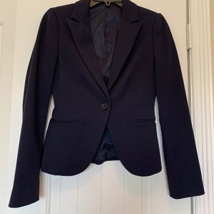 Express navy suit blazer size 0